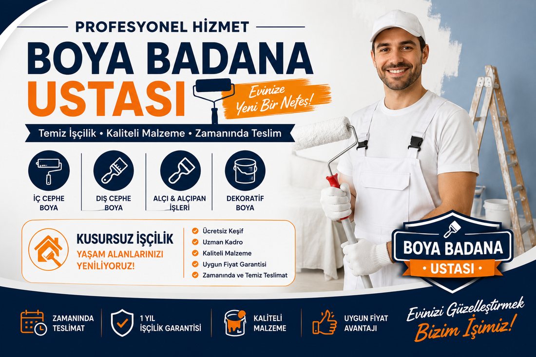 Balçova boya badana ustası – profesyonel boyacı